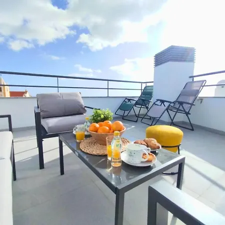 Blue Horizon Rooftop Apartamento Pêra