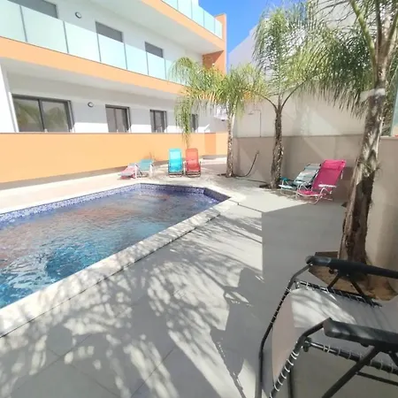 Blue Horizon Rooftop Apartamento Pêra